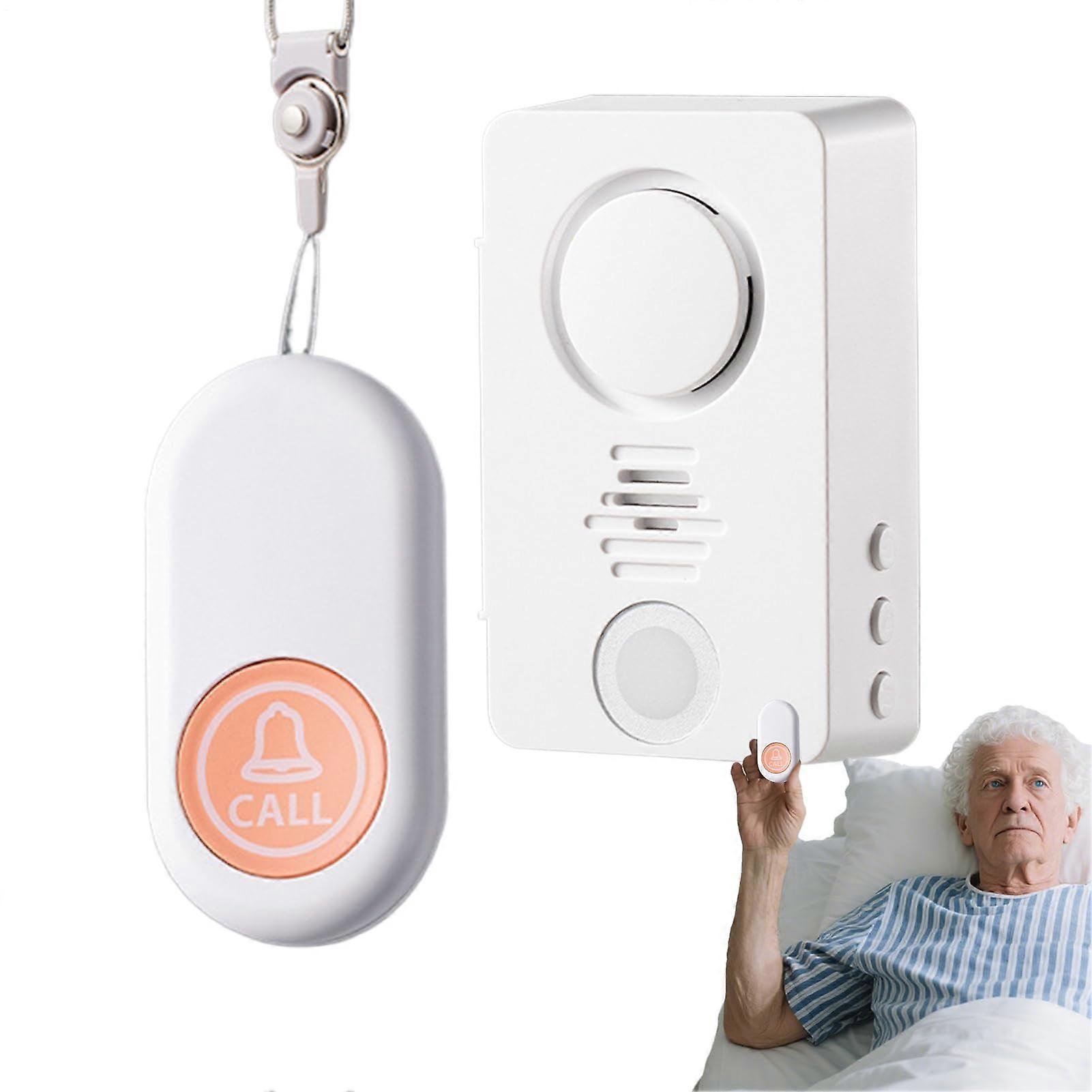 Bedside Alarm for Seniors with Waterproof Wireless Sensor for Elderly Care and Bed Wetting Detection