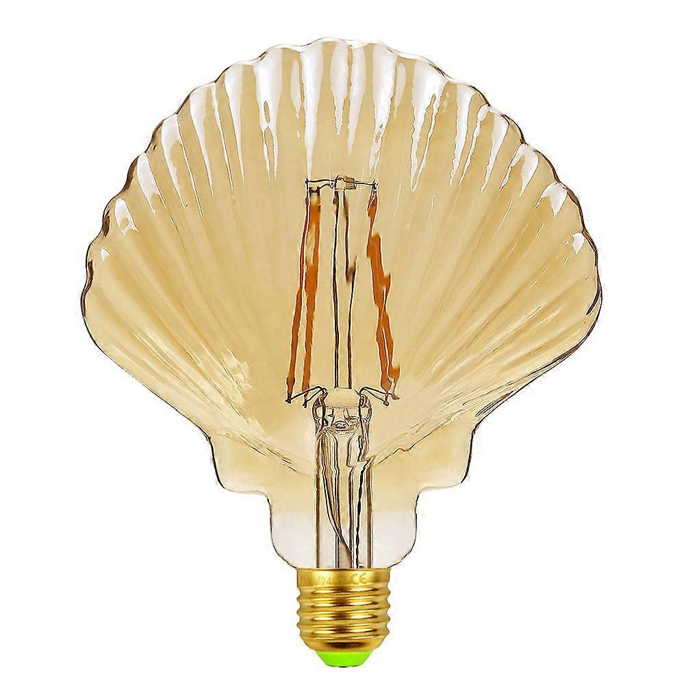 E27 Retro Light Bulb for Lighting Use 1Pcs Shell Shaped Vintage Hanging Lamp
