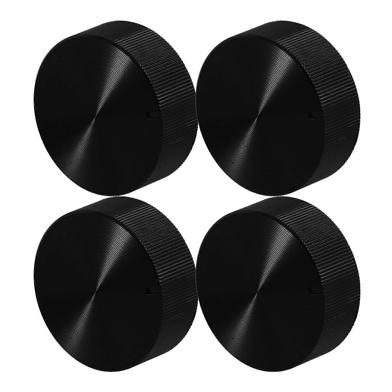 Timer Switch Knob Oven Switch Knob for Cooker Replacement 4Pcs Black