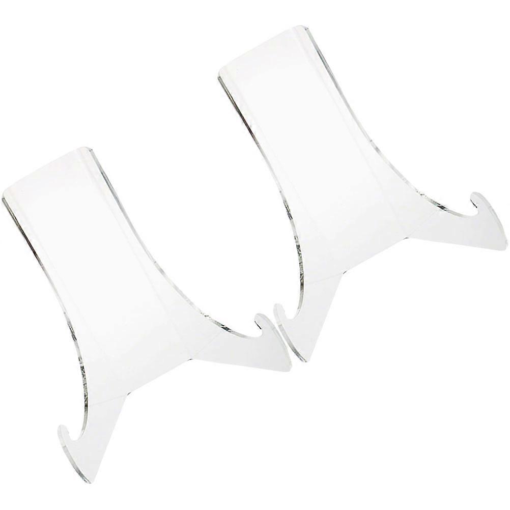 10Pcs Acrylic Display Stand for Display Versatile Transparent Showcase Rack