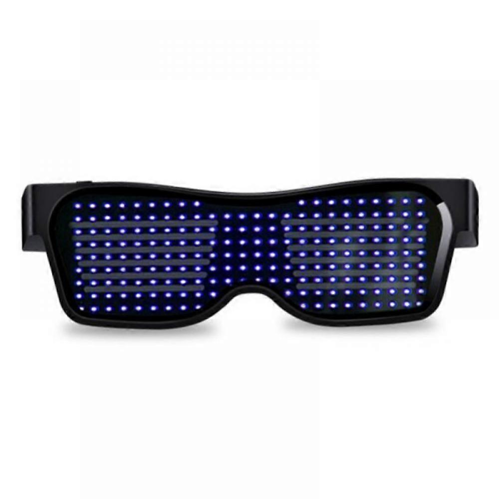 Magic Bluetooth Party Glasses Led by APP Control USB Charging Glasses DIY Application Control