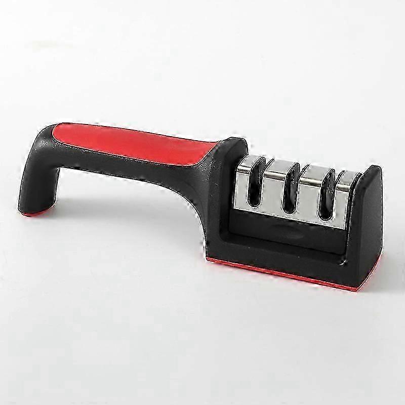 Handheld Sharpener, New 3/4 Grade Fast Sharpening Scissors Tool with Anti slip Base, Kitchen Knife Accessories, Small Tool