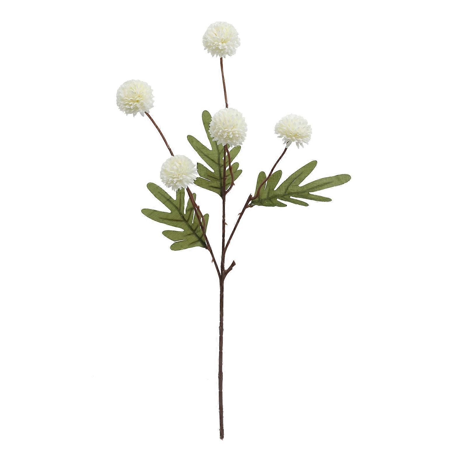 Durable Silk Flower Stem with Dandelion Style and Bendable Stem