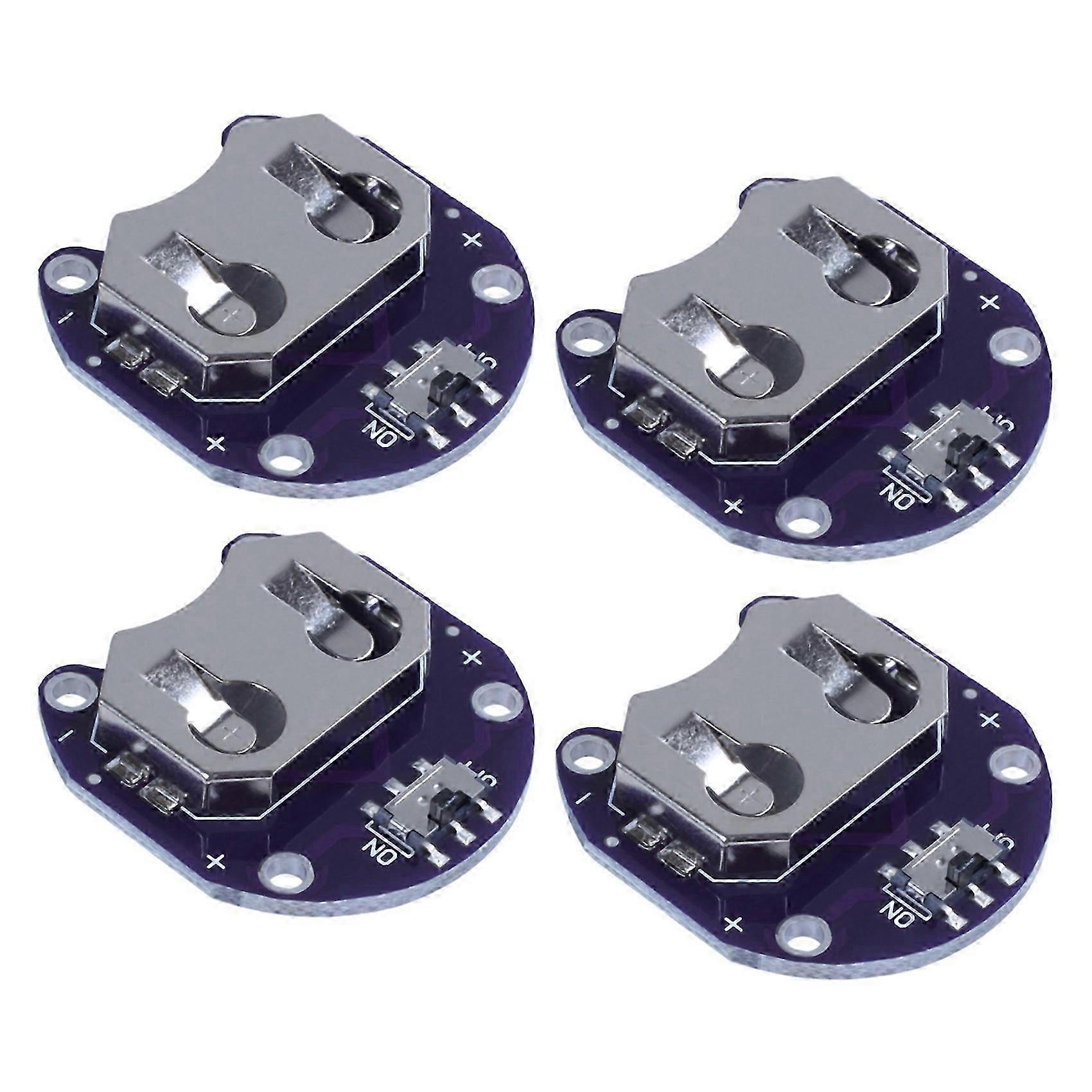 Coin Cell Battery Holder with Switch, CR2032, 2 Pcs-JJ