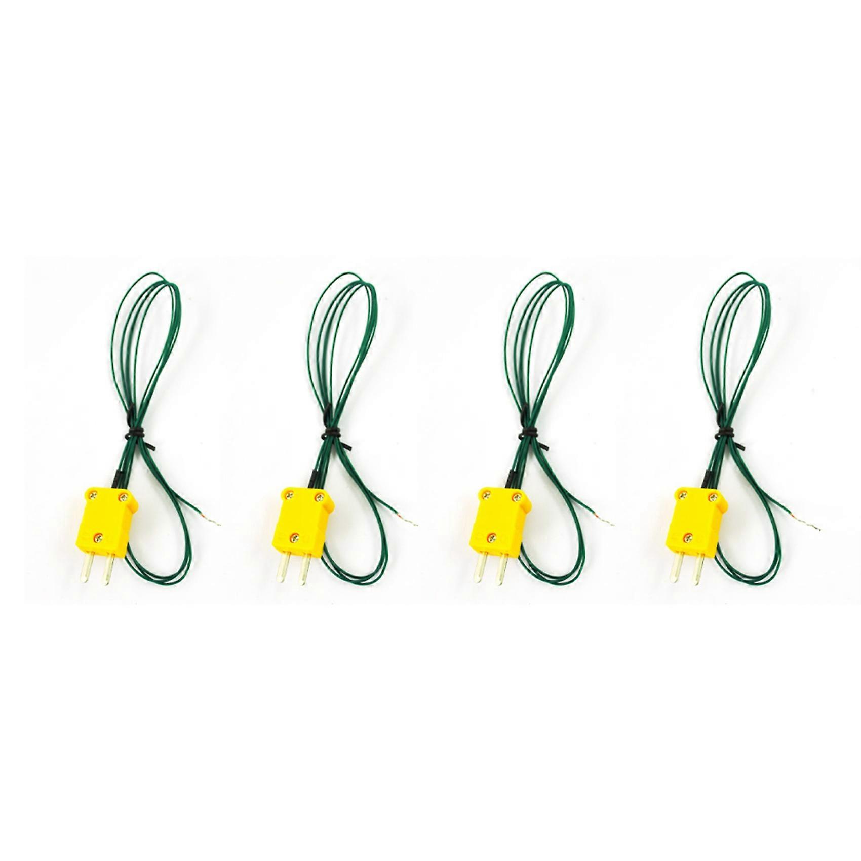4X Type K Thermocouple Wire Lead for Digital Thermometer