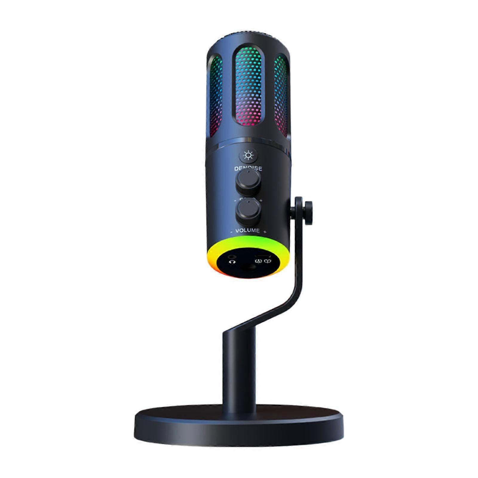 Noise Cancellation USB Desktop Condenser Microphone Cardioid Pattern PlugandPlay for PC Laptop