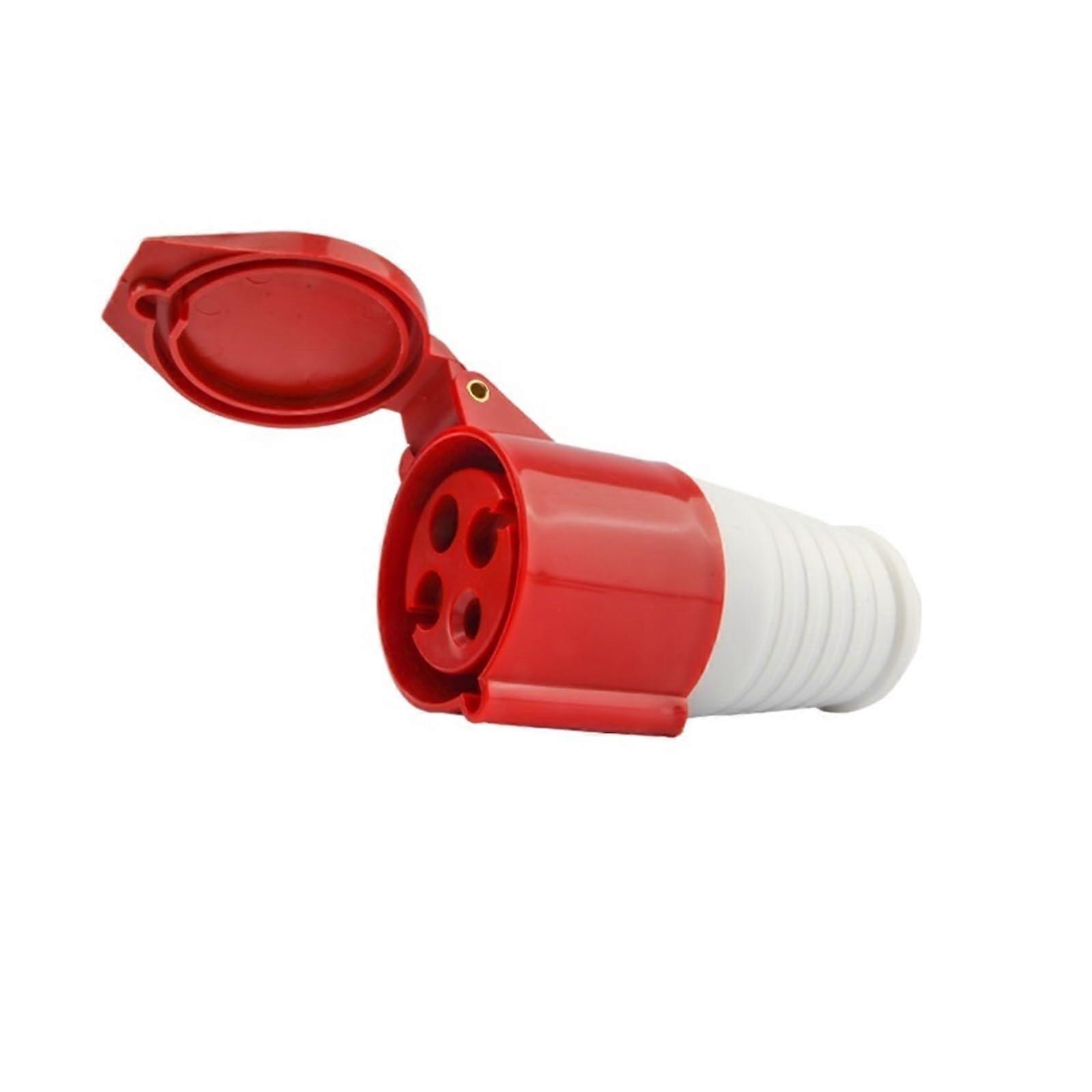 224 Four-Core 32A Connector Industrial Aviation Plug Three-Phase Waterproof Socket Non-Explosion-Proof Construction Docking