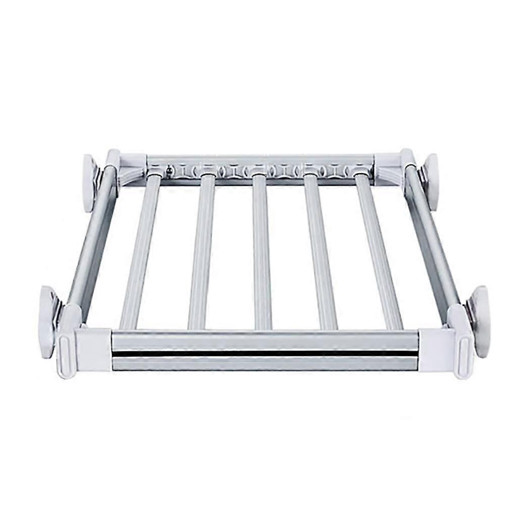 Closet Pants Rack with Smooth Sliding Rail, 47cm Pull Out Clothes Hanger Organizer Aluminum SpaceSaving