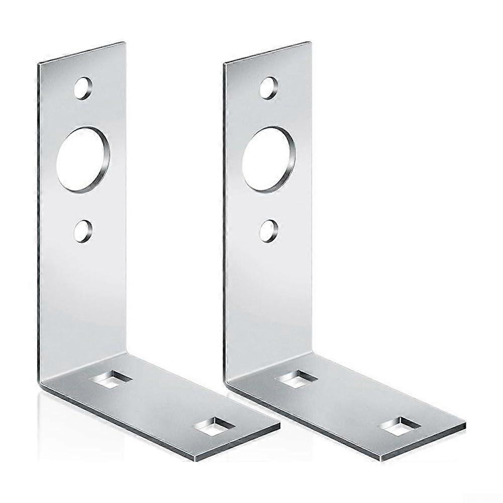 Galvanized Steel LShaped Trailer Light Brackets 2 Pcs Rust Resistant Boat Trailer Light Mounts