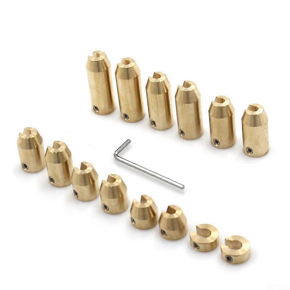 Motorcycle Wheel Balancing Weights Set, Reusable Brass Spoke Kit for Precision Ride, 14pcs