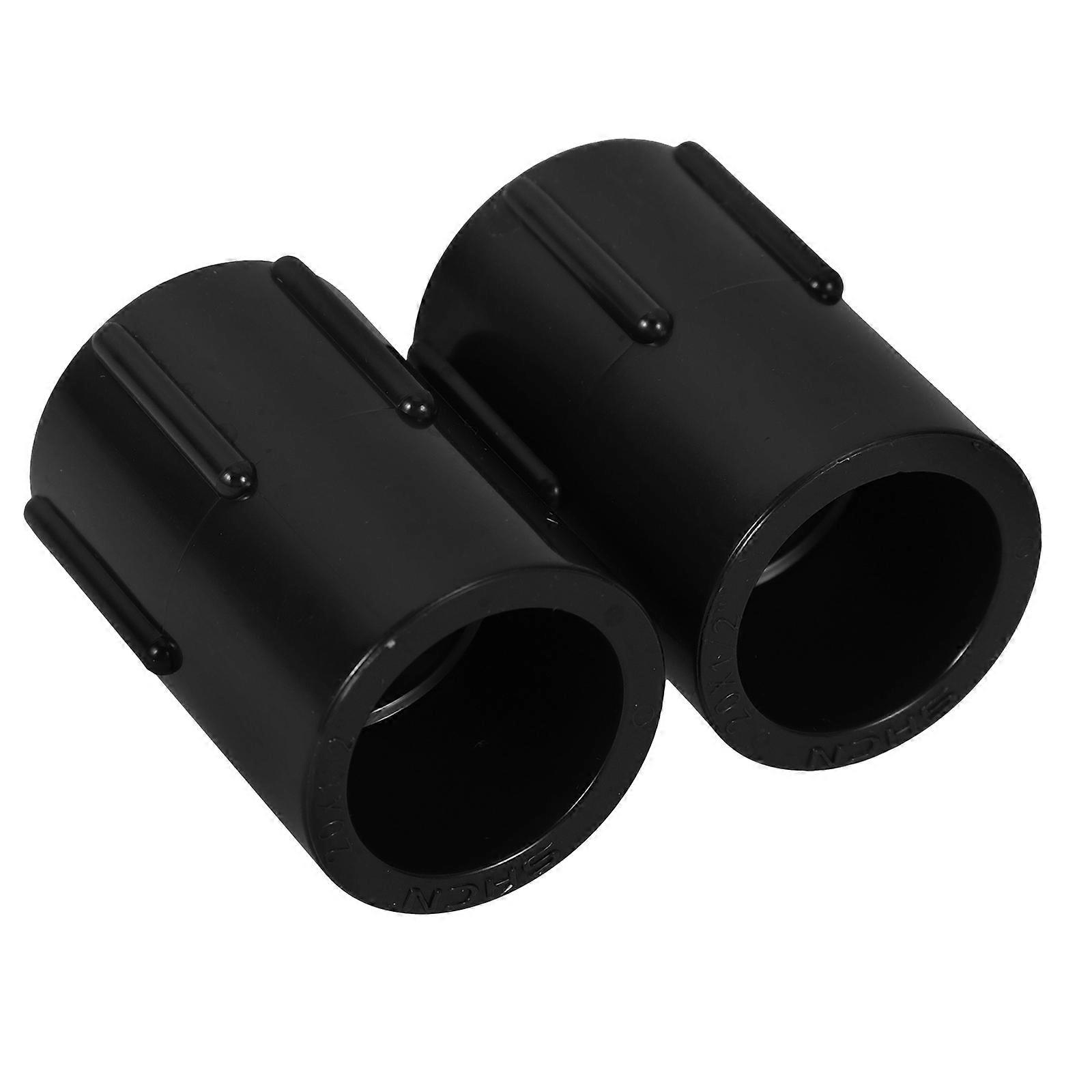 2Pcs PVC Female Valve Adapter for Pipe Fitting Durable Grey PVC Material