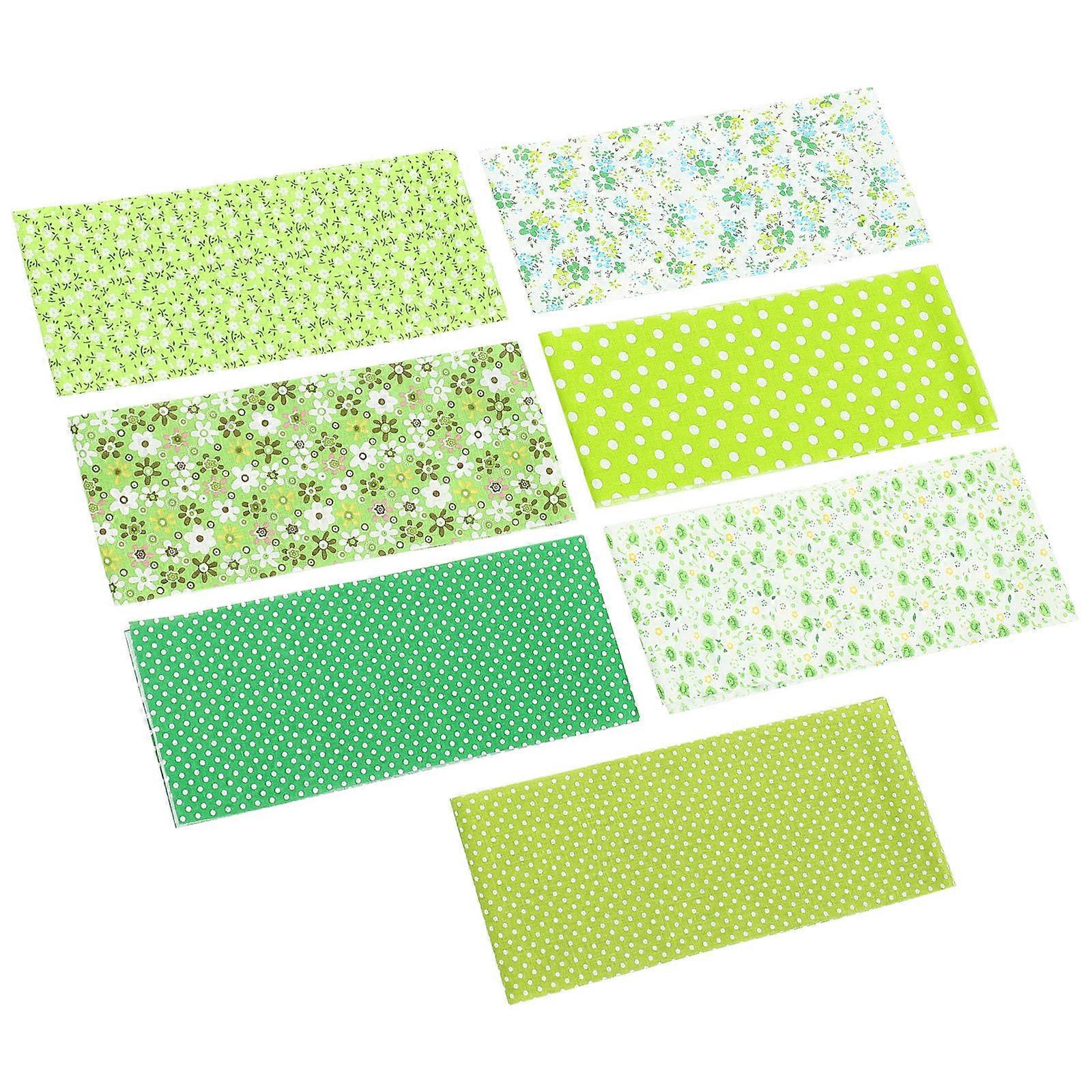 Pure Cotton Printed Fabric Strips for Quilting Use 7Pcs Pack