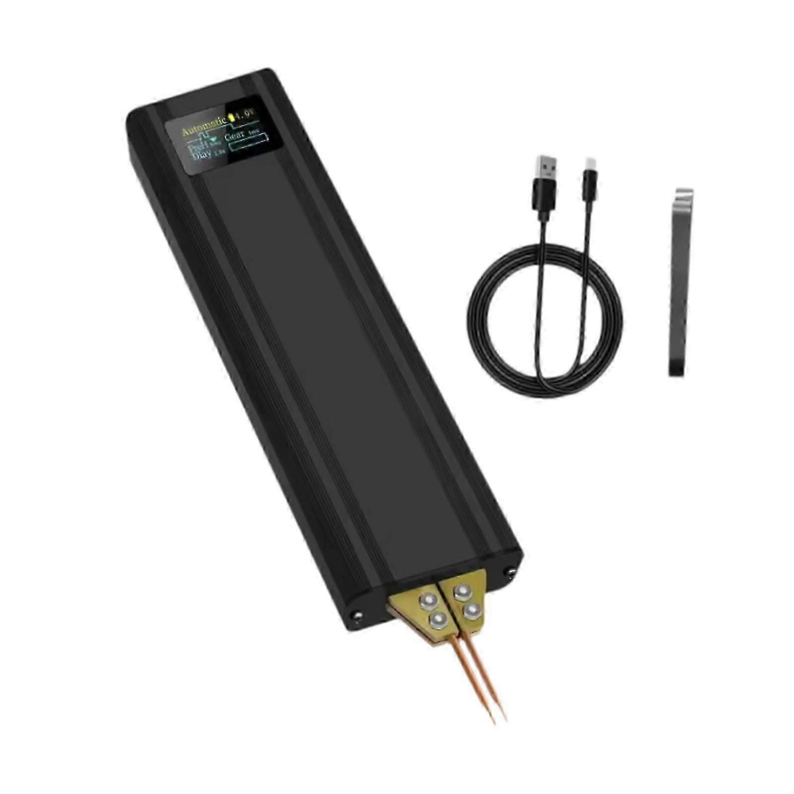 2026 Handheld Spot Welder LCD Display Compact Portable Automatic and Manual Modes