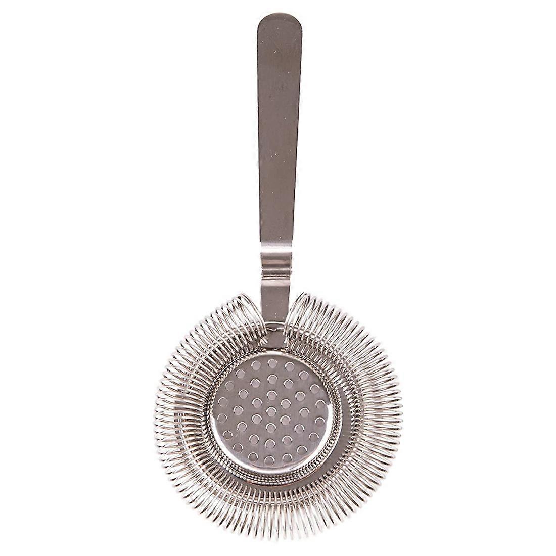 Cocktail Strainer Fits Shakers High Quality Bar Accessories Silver