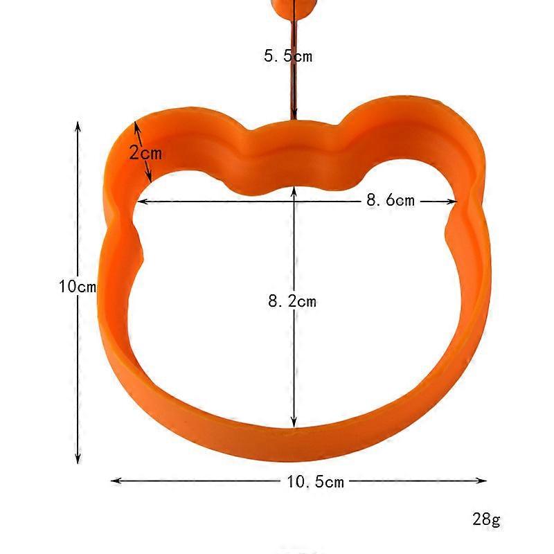 5 Styles Pancake Maker Fried Egg Mold Silicone Forms Non-stick Simple Operation Pancake Maker Omelette Mold Kitchen Egg Tool