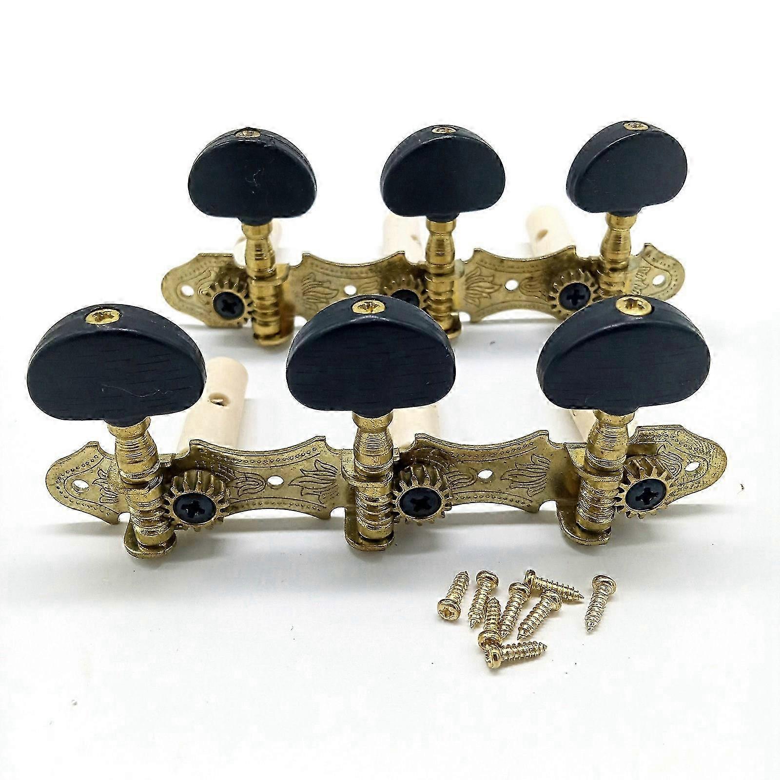 Left Right Guitar String Tuning Pegs Guitar Accessories,Black