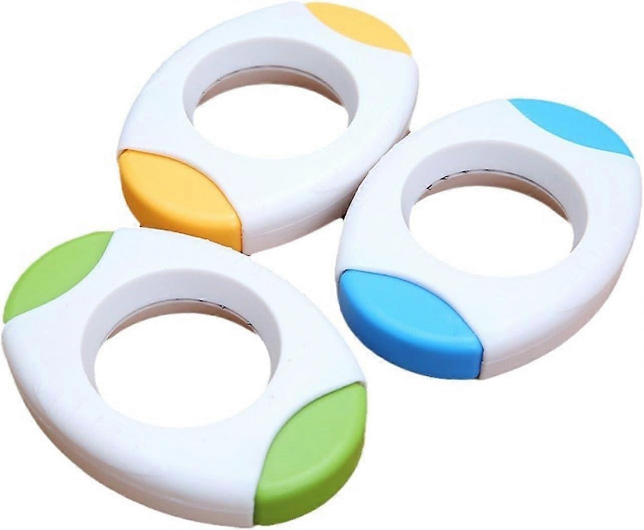 Three-piece Egg Opener Set, Stainless Steel Teeth