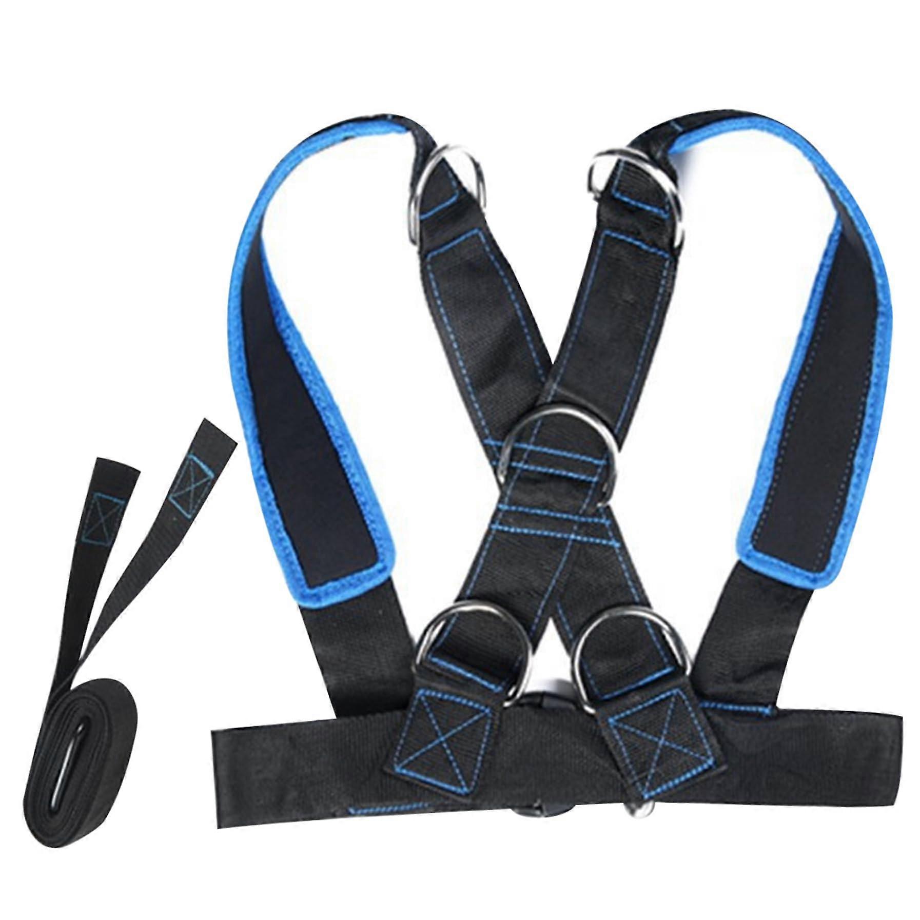 Adjustable Nylon Speed Training Harness with Cushioned Straps for MultiSport Resistance Workouts