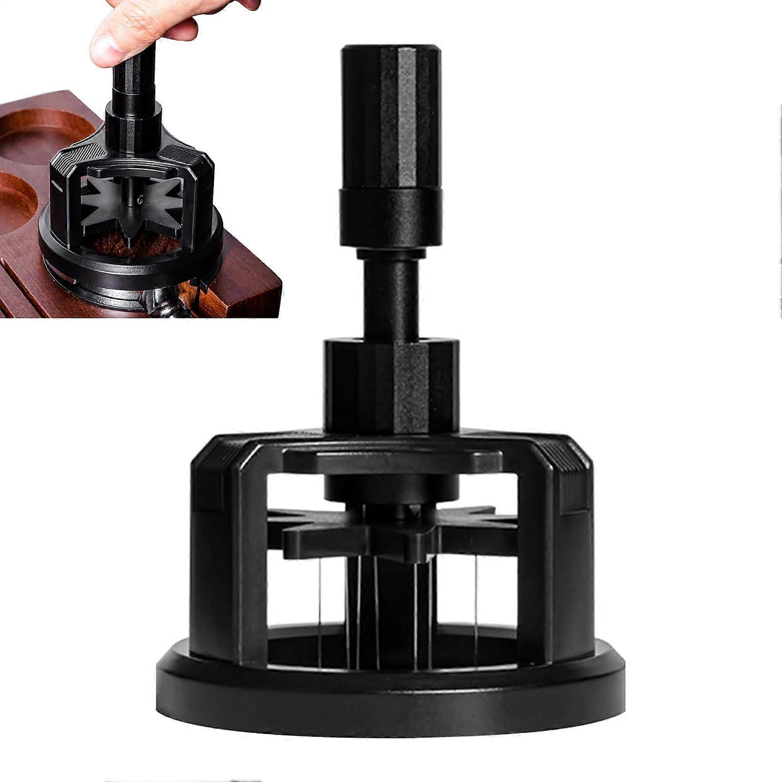 Coffee Distribution Tool 58mm Magnetic Espresso Tamper with NonSlip Base for Consistent Extraction