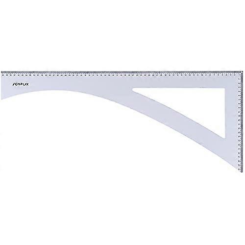 Tailor's Ruler for Pattern Making, Plastic Sewing Ruler 60x24cm with Precise Cutting Angle