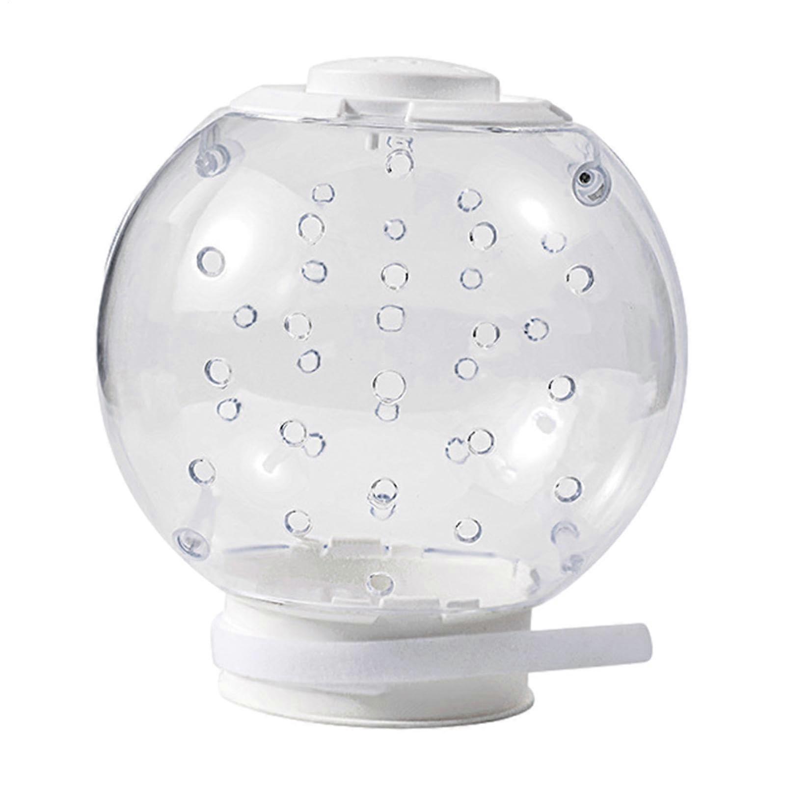 Cat Muzzle with Transparent Protective Helmet, AntiBite Bubble Guard for Grooming, 14cm Adjustable Fit