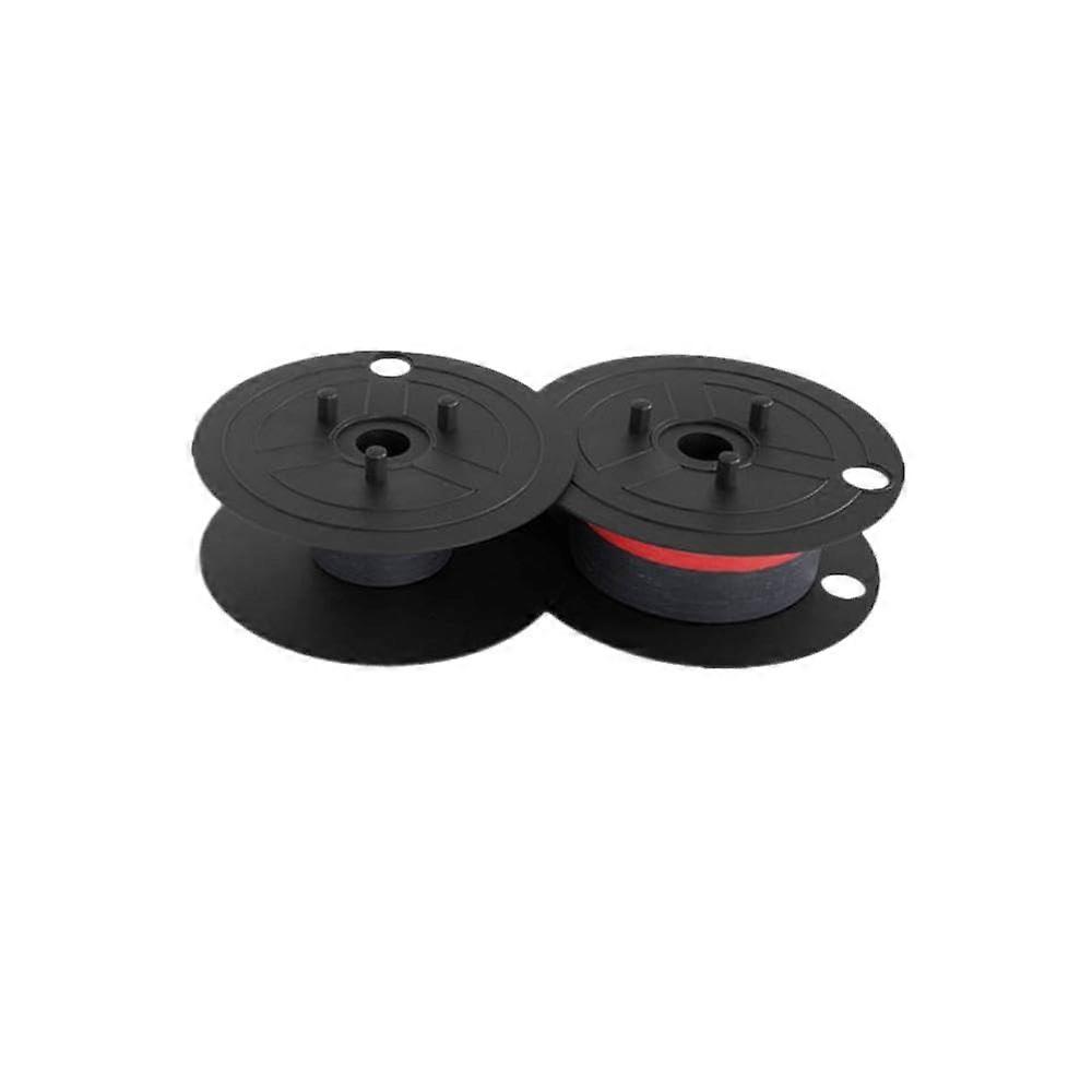 Universal Twin Spool Black Red Calculator Ribbon for Sharp EL1197PIII GR24 1 Pack