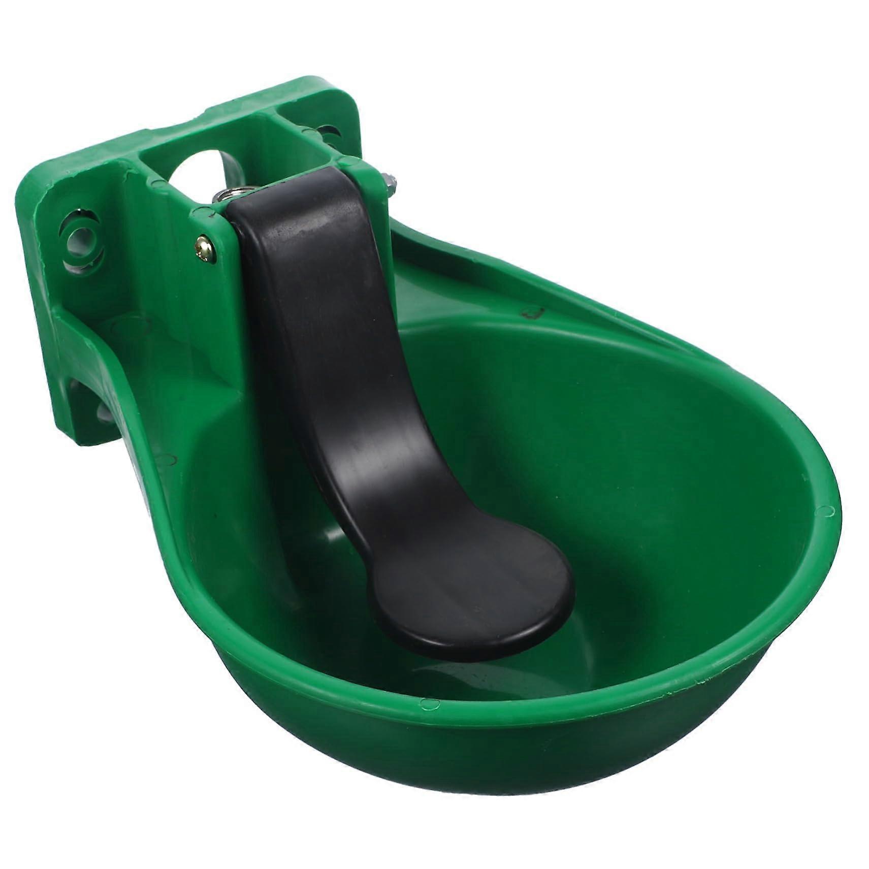 Automatic Livestock Waterer Large Plastic Cattle Drinking Water Bowl with Durable Copper Valve