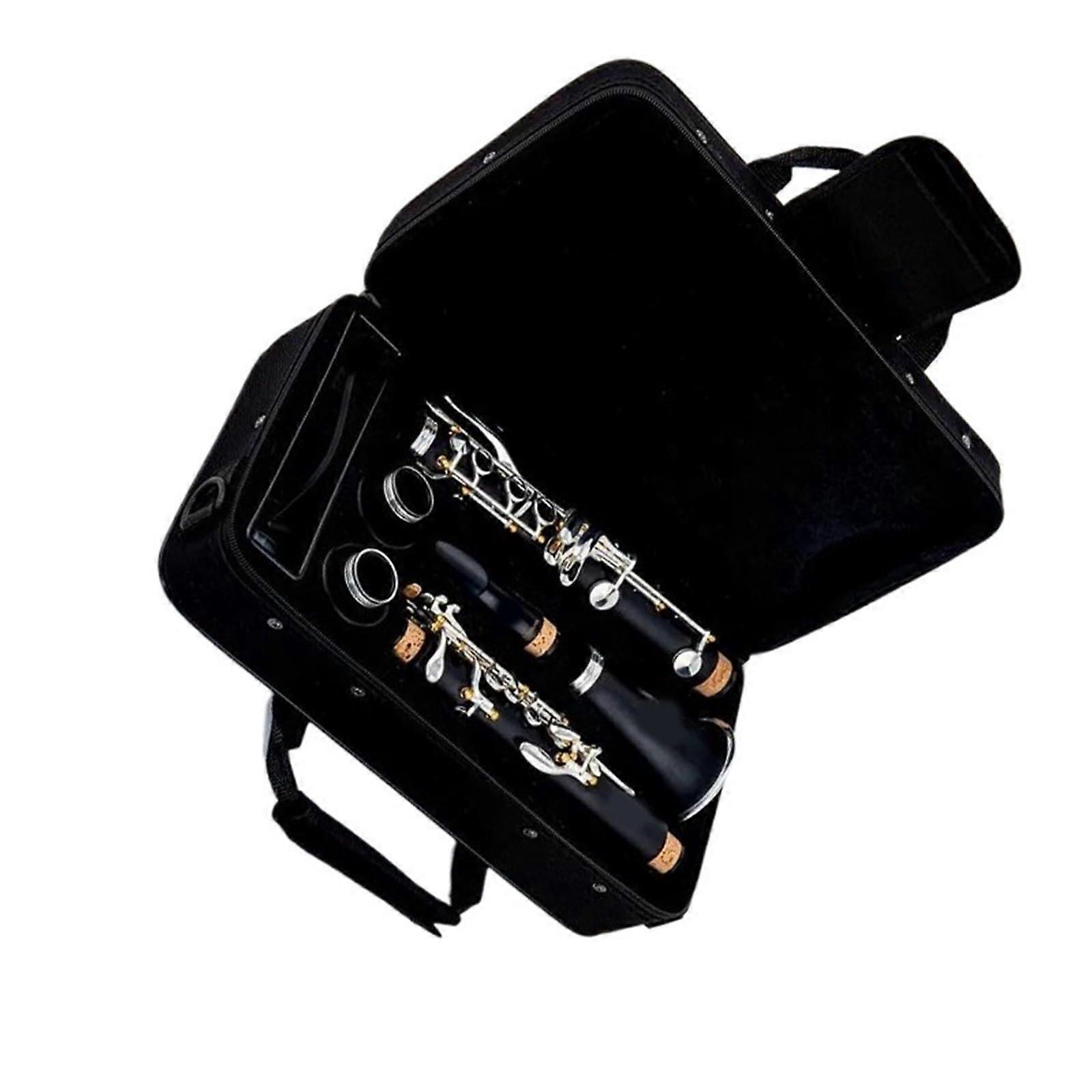 Bb Clarinet for Beginners Bakelite 17 Keys with Case Easy Playability Clear Resonant Tone