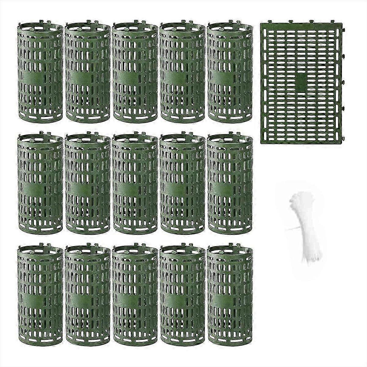 10 Pack Tree Trunk Protector, with Zip Ties, compatible for Bark