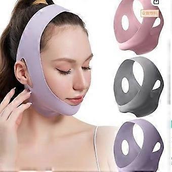 Maschera lifting V Line, cinturino per il mento per dormire, riduttore riutilizzabile del doppio mento, attrezzo per esercizi per la mascella, dimagrimento del viso, prevenzione del rilassamento cutaneo