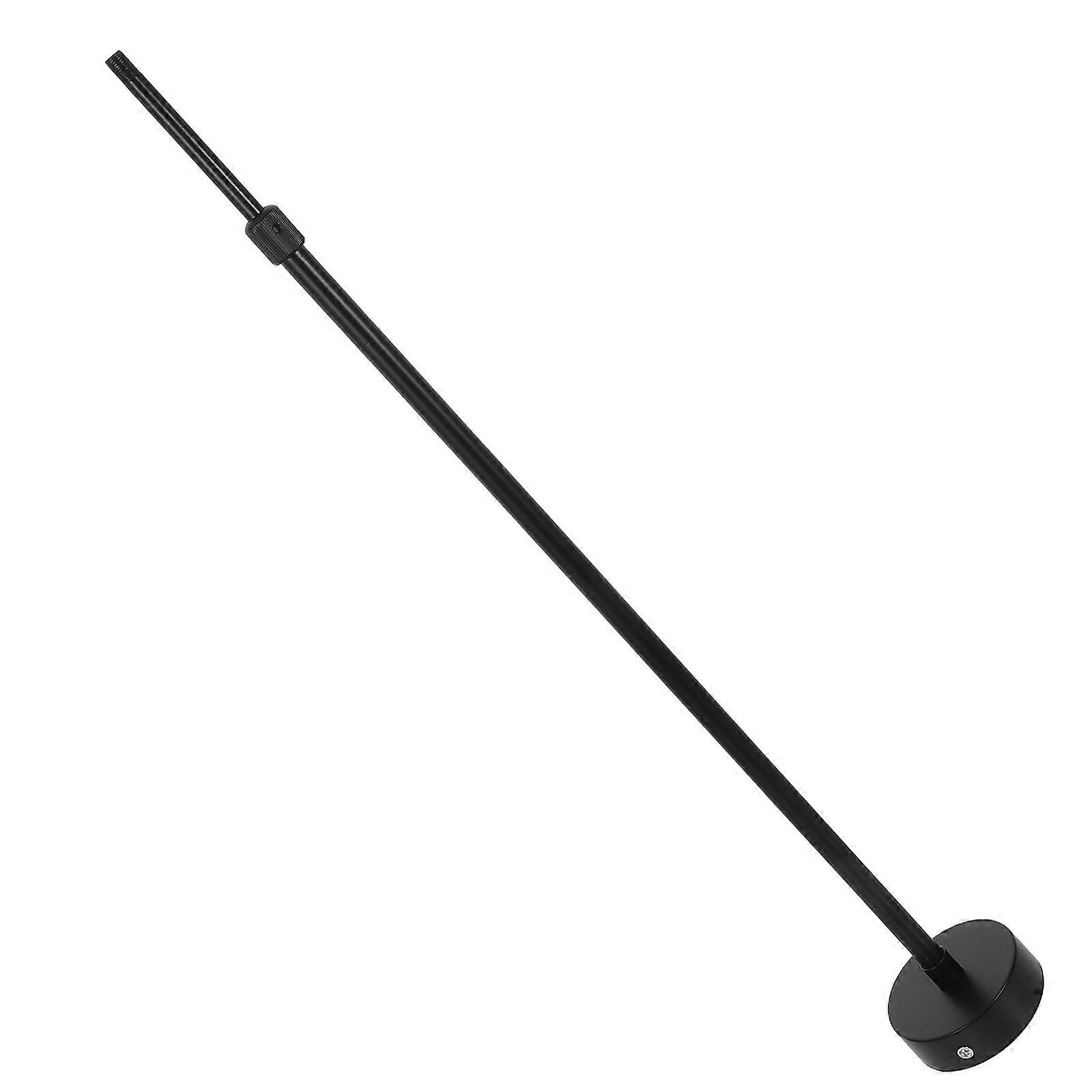 LED Track Lighting Extender Rod Adjustable for Home 1Set Black Iron Ceiling Telescopic