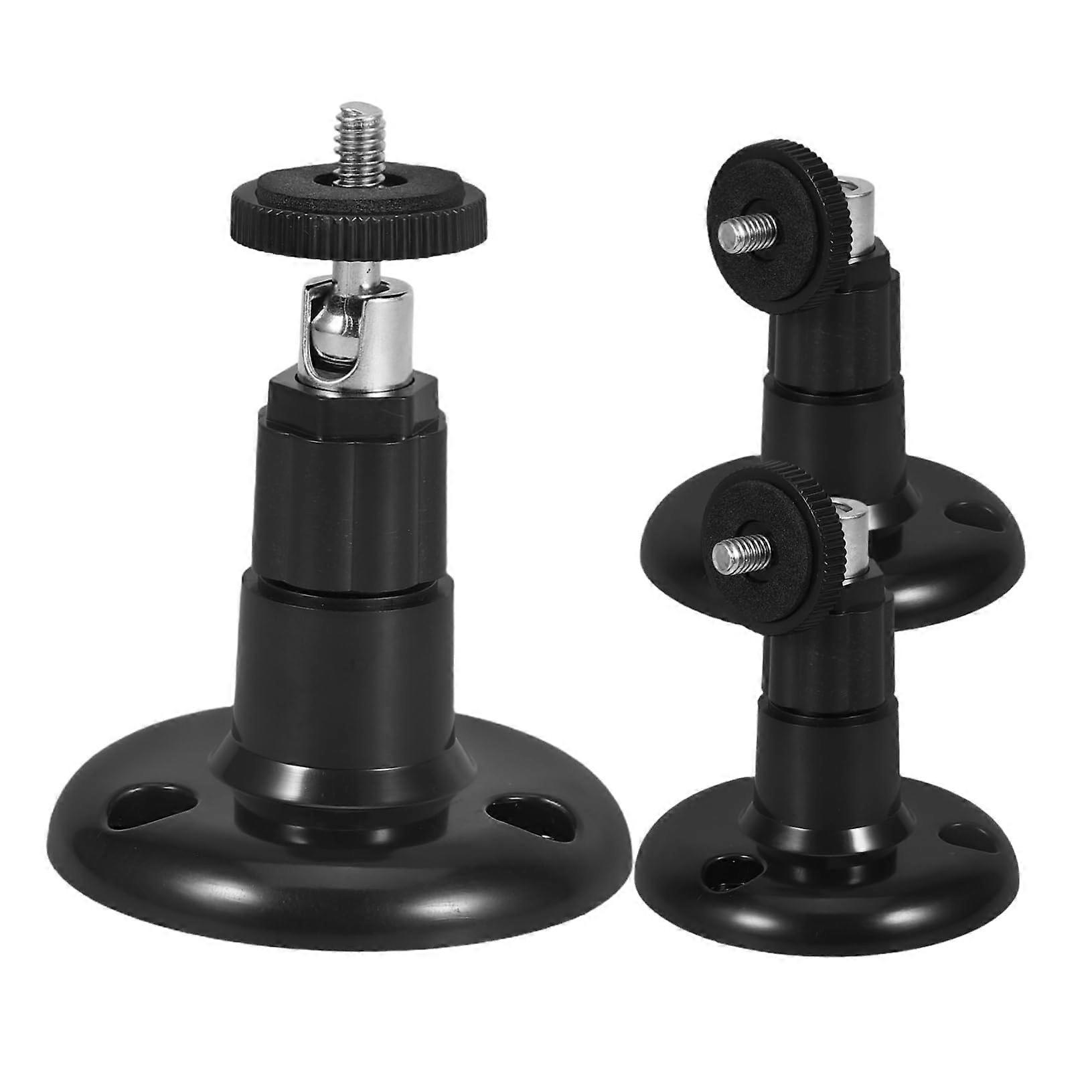 3pcs Adjustable Security Camera Wall Mount Bracket, Durable Outdoor Design, Universal Compatibility