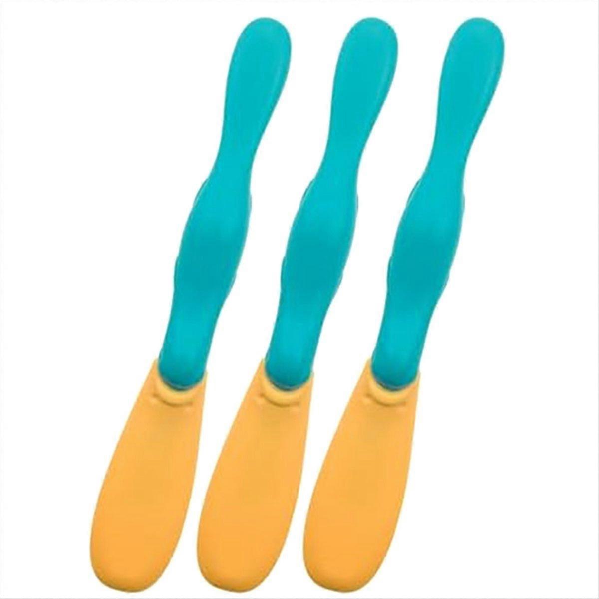 3 Pack Jam Spoon Silicone Toast Bread Spread Spatula