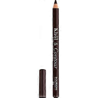 Bourjois 2-In-1 Khol And Contour Eyeliner And Eye Pencil - 004 Brun-Dependante