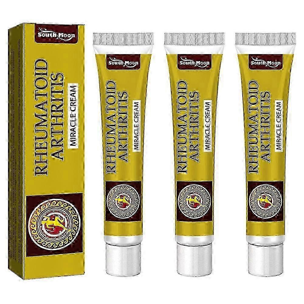 Crème contre la polyarthrite rhumatoïde (3 x 20 g), crème soulageant la douleur et les douleurs articulaires.