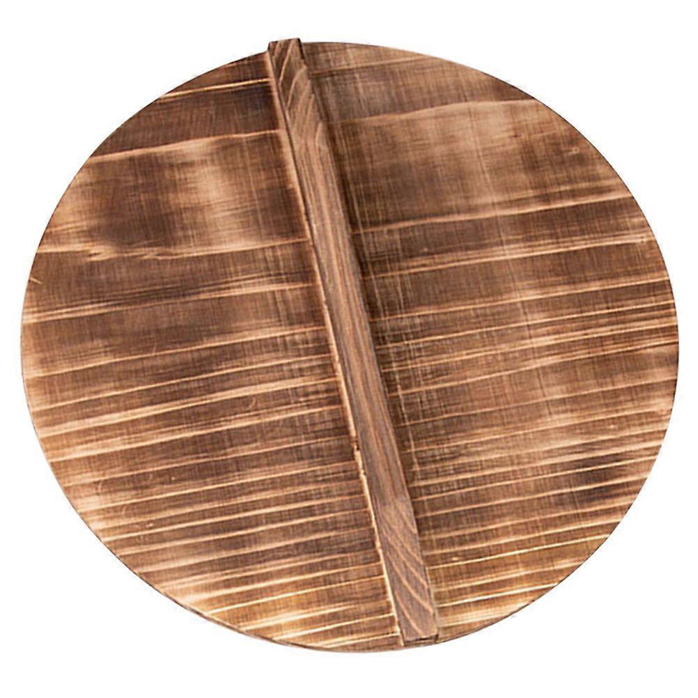 Natural Wood Cooking Lid for Wok Pot Protector Kitchen Use
