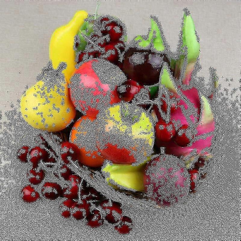 3pcs Realistic Artificial Fruit Fake Fruit For Decoration