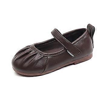 Mädchen Mary Jane Schuhe, festliche Schuhe, Kleinkinderschuhe, Schulschuhe für Mädchen, festliche Mary Jane Schuhe, Partyschuhe, Hochzeitsschuhe, Prinzessinnenschuhe, braun, 5,5-6 Jahre