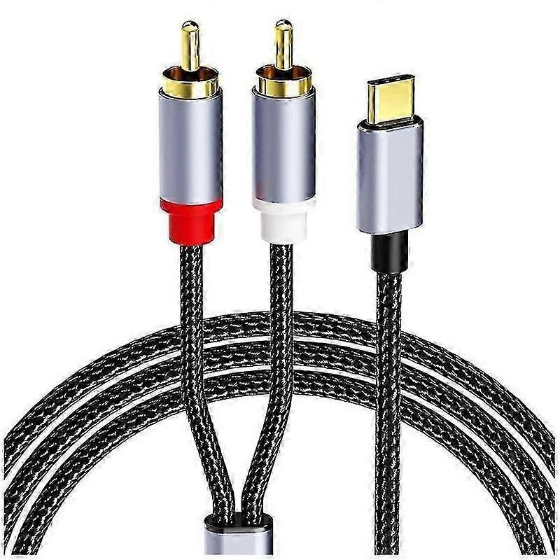 Câble audio USB Type C vers double RCA de 1 m