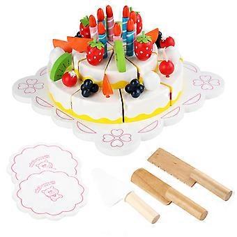 Cutting Birthday Cake Toy Play Cake Food Toy for Children Holiday Gift