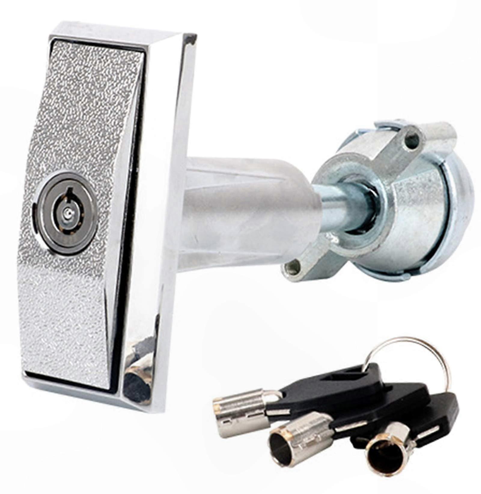 Vending Machine T-Handle Lock Replacement with Keys (Extended Size)