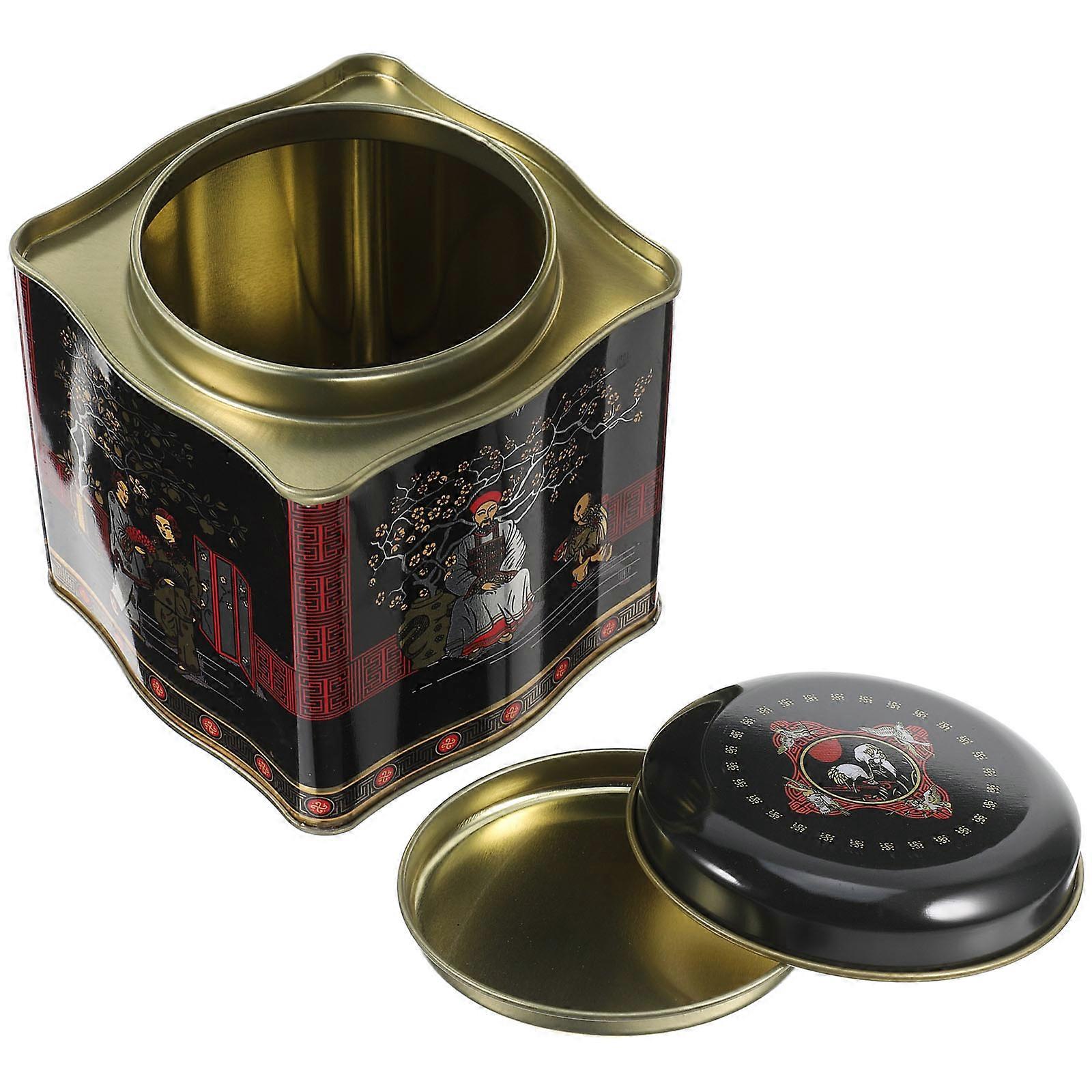 Wave Shape Candy Tin Containers with Lids for Storing Things