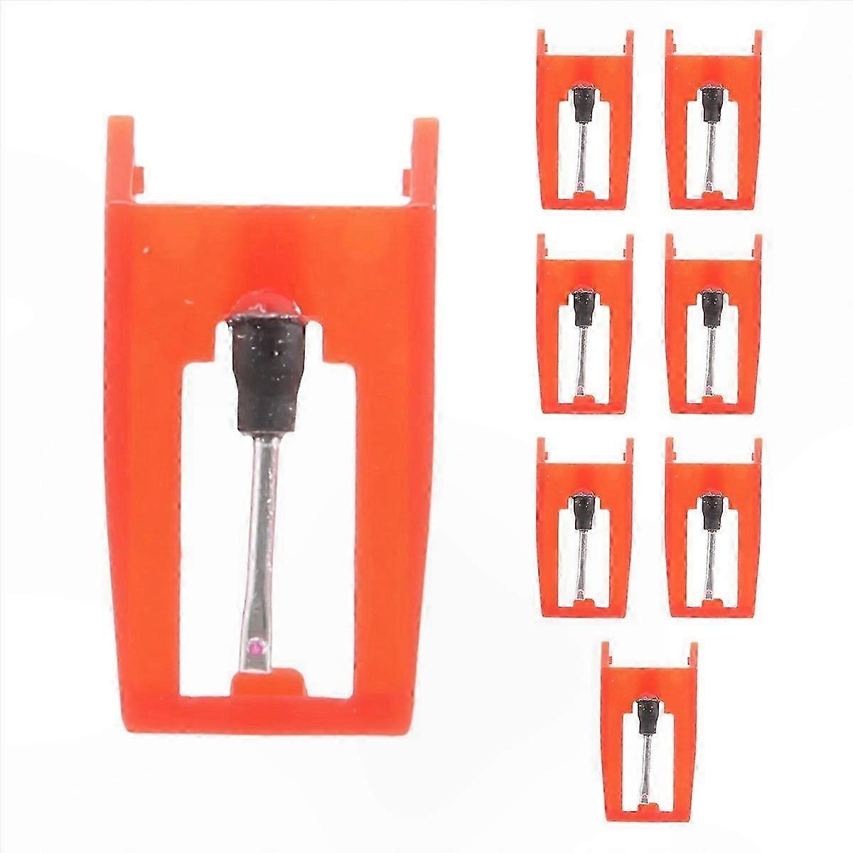 8 Pcs Record Player Needle Turntable Ruby Replacement Stylus Needles for Vinyl Record Player