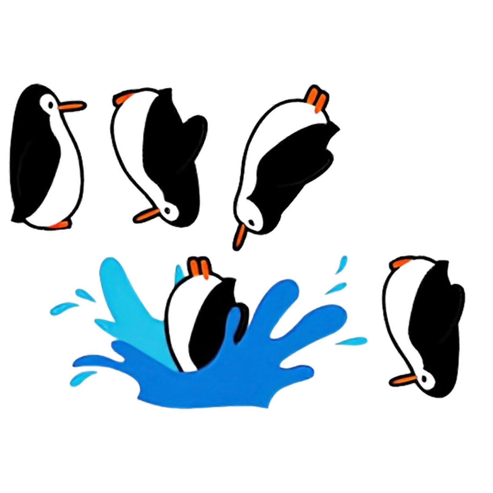 Cute Penguin Light Switch Sticker For Wall And Socket