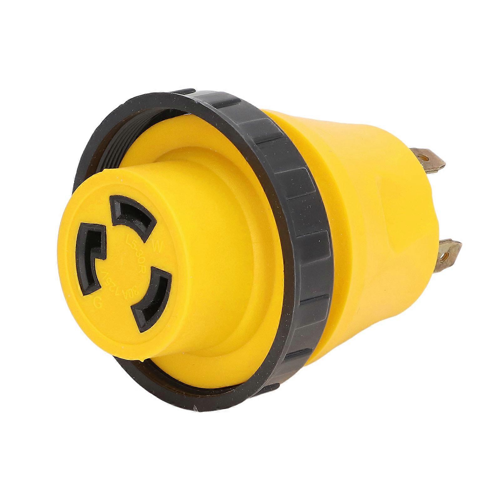 Generator Power Connector TT 30P to L5 30R Conversion Plug with Locking Ring   30A