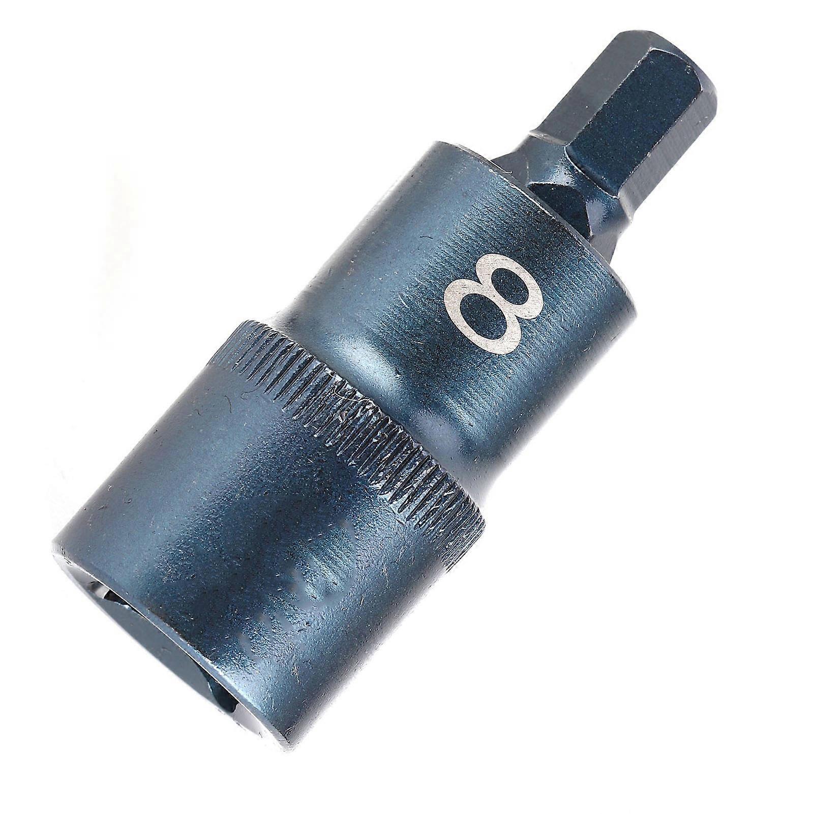 Socket Bit Hex 1/2in Interface Quick Wrench S2 Alloy Steel Blueing Hand Tools HardwareH8