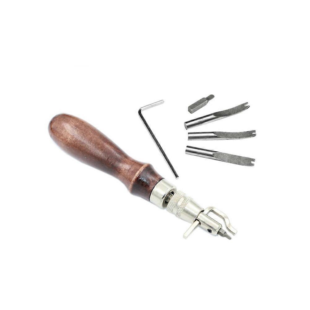 Craft Stitching Groover 7Pcs Tool Kit for Precision Leatherwork