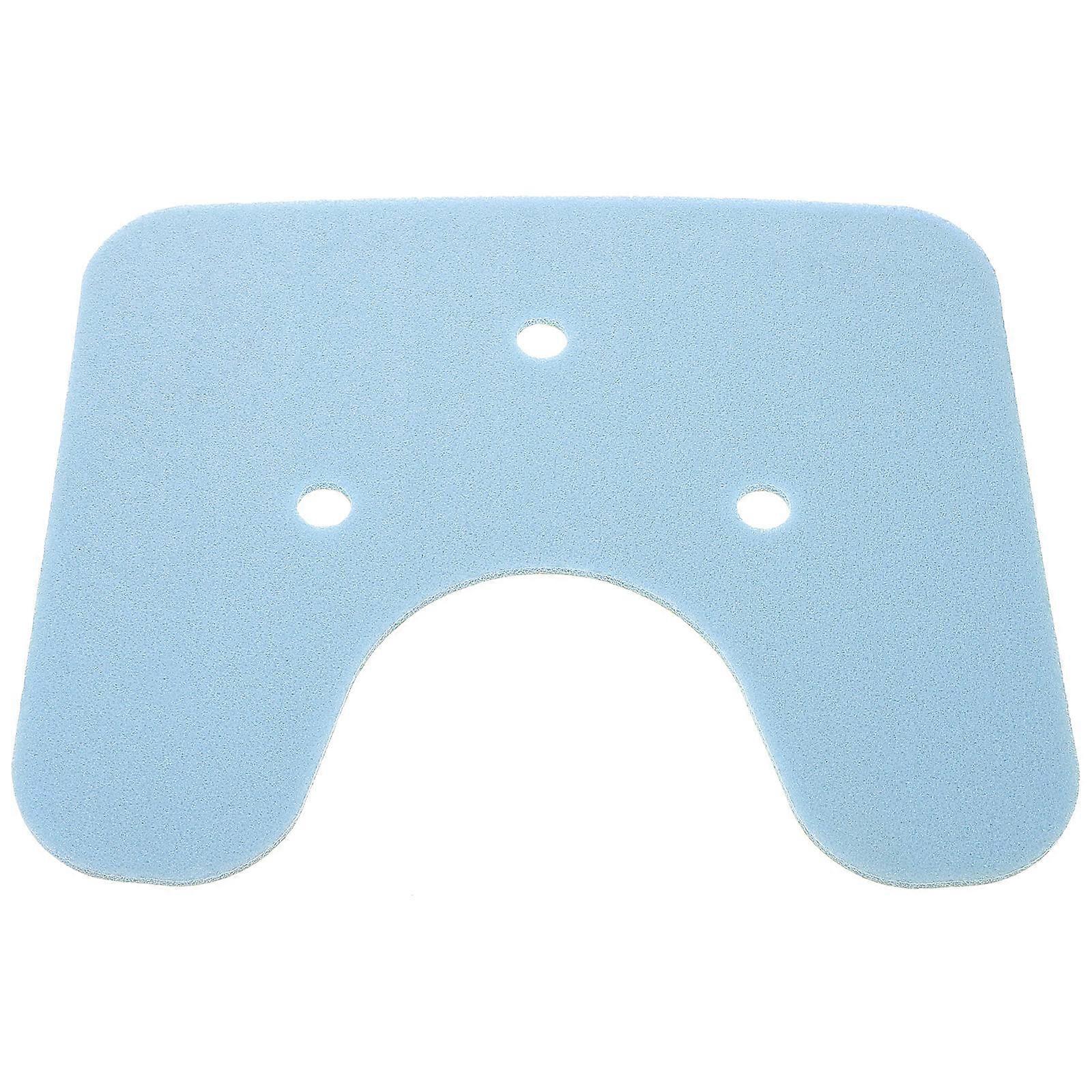 Coussin de bain bleu pour chaise de douche offrant stabilité