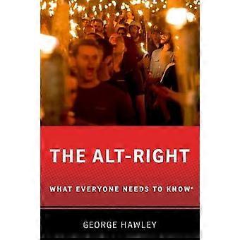 The Alt-right What Everyone Needs To Know - George Hawley