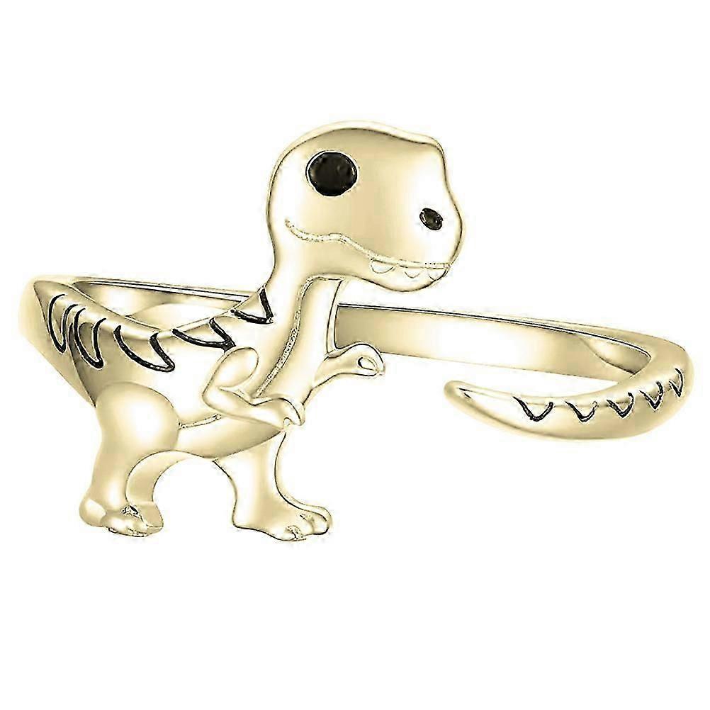 Adjustable Dinosaur Ring Creative Dinosaur Modeling Ring Hand Jewelries